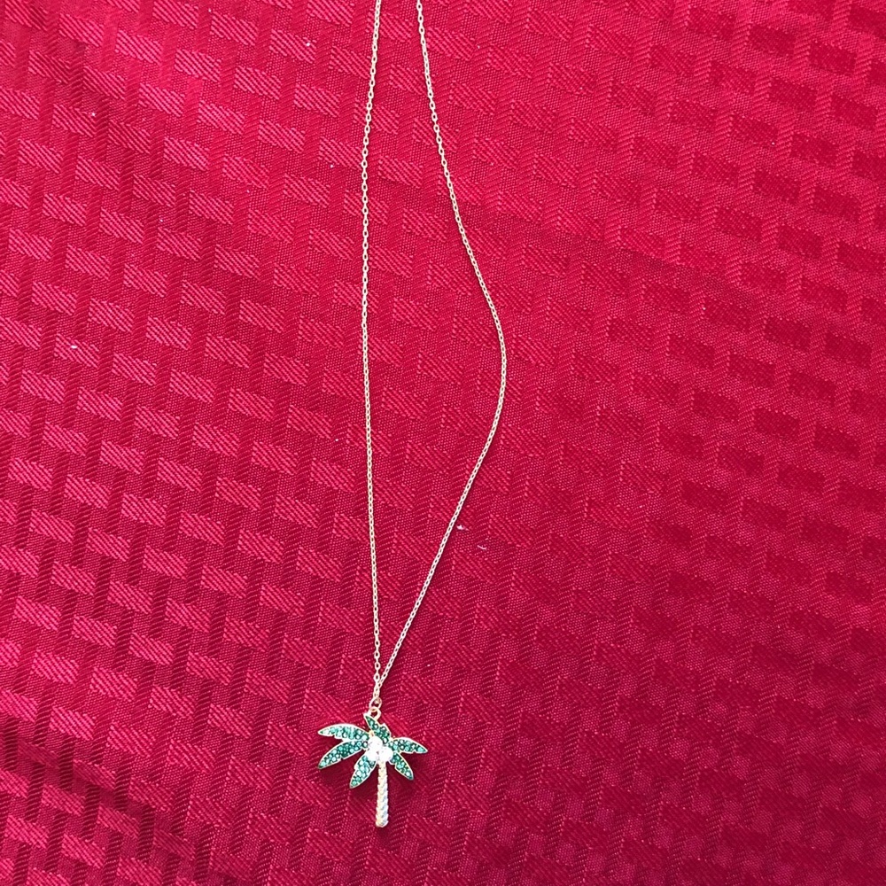 Palm Tree Necklace View 2